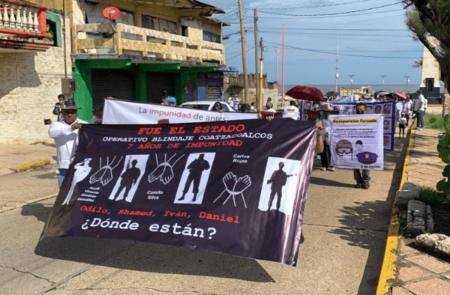 Blindaje Coatzacoalcos: 7 años desaparecidos por policías con Duarte 