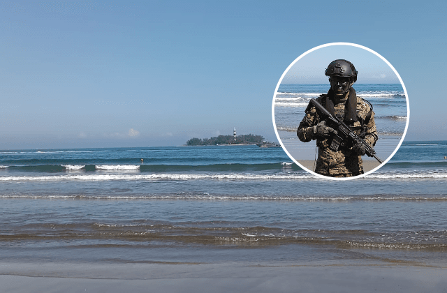 SEMAR realiza exhibición de operativo naval en playa de Boca del Río