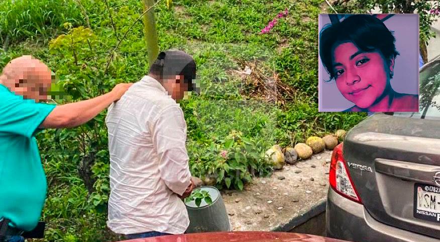 Padres entregan a Víctor N, presunto asesino de Nahomi en Tecolutla