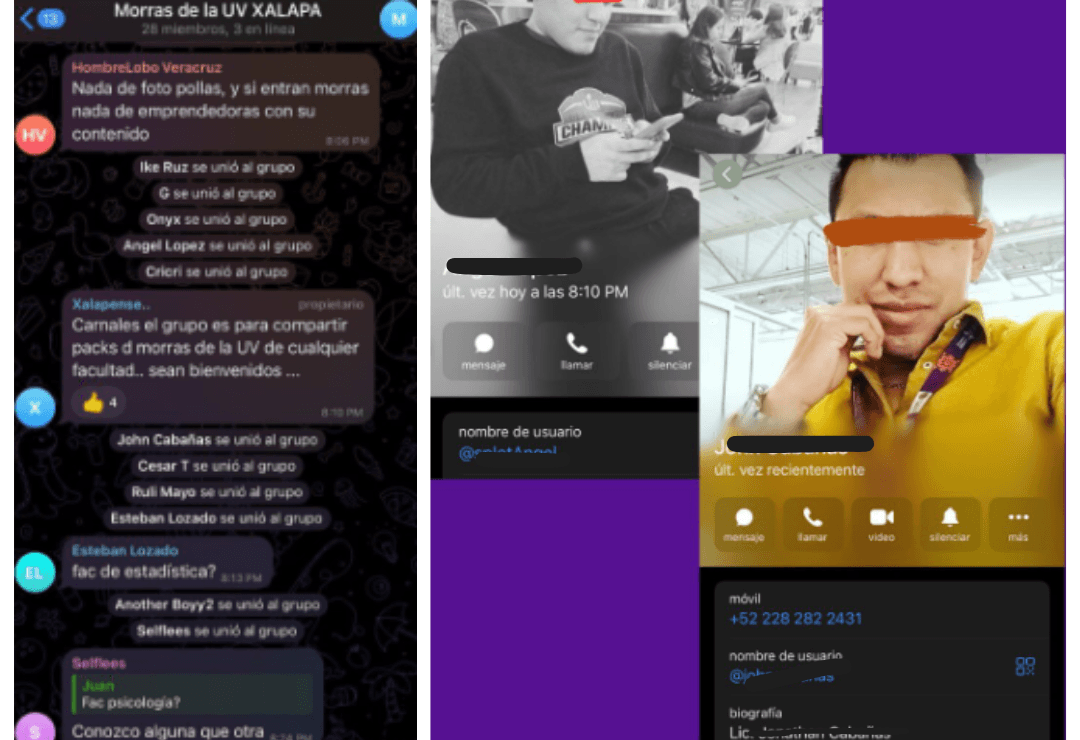 Exponen grupo de Telegram para compartir packs de estudiantes de UV
