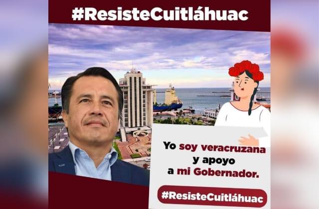 #ResisteCuitláhuac, lanzan campaña en Veracruz tras pleito con Senado