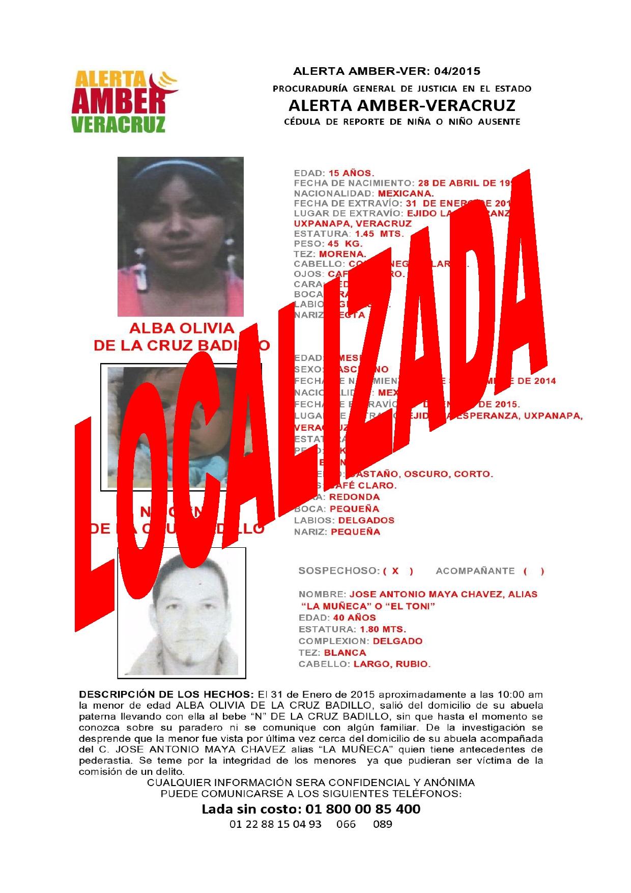 Localiza FGE en México a 2 menores desaparecidos de Uxpanapa; desactiva Alerta Amber 