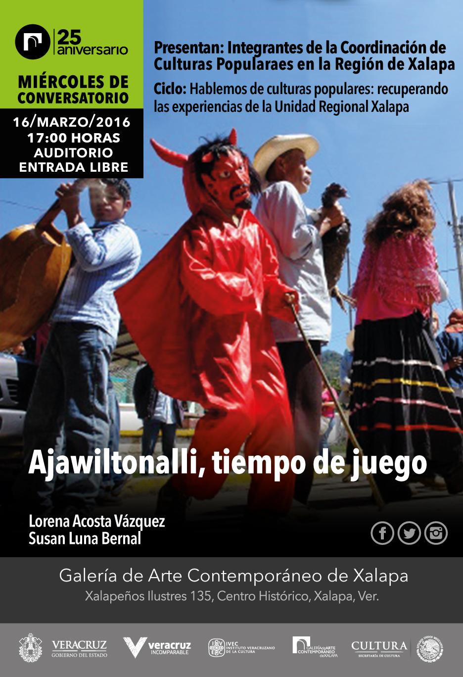 Hablarán de carnavales indígenas en Miércoles de Conversatorio de la GACX