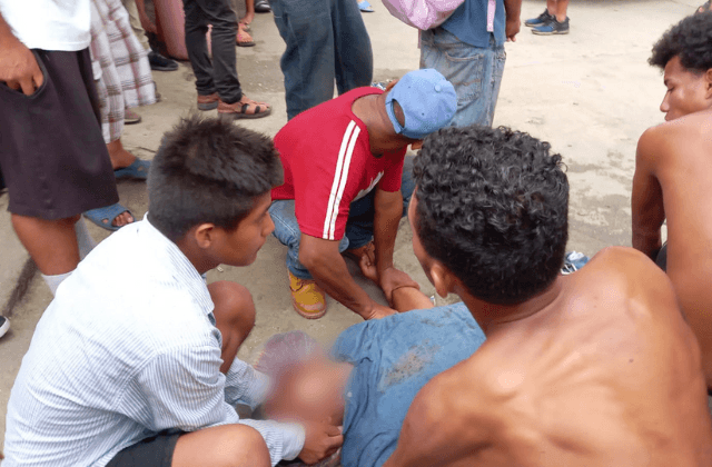 En Coatza, migrante hondureño es mutilado por el tren