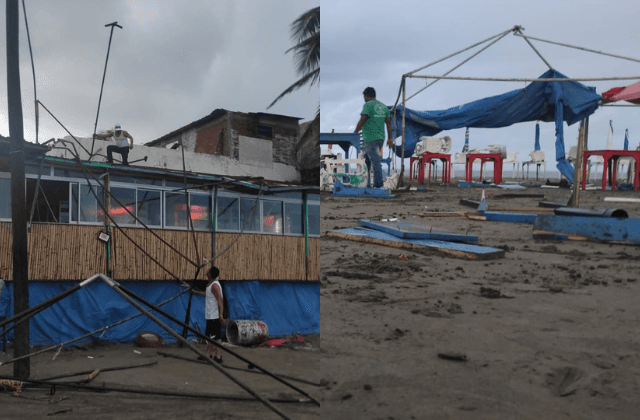 Gritos y destrozos: el paso de la tromba por Veracruz-Boca del Río