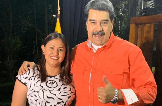 Raquel Bonilla, diputada federal morenista, visitó a Nicolás Maduro