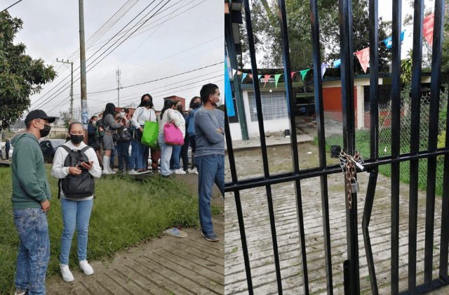 SEV deja sin escuela y sin maestros a alumnos de telesecundaria en Xalapa