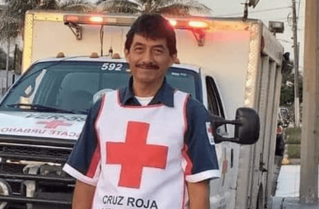 Óscar, paramédico de la Cruz Roja que murió arrollado por un auto