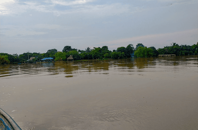 Comunidades de Minatitlán en alerta por crecida del río Coatzacoalcos