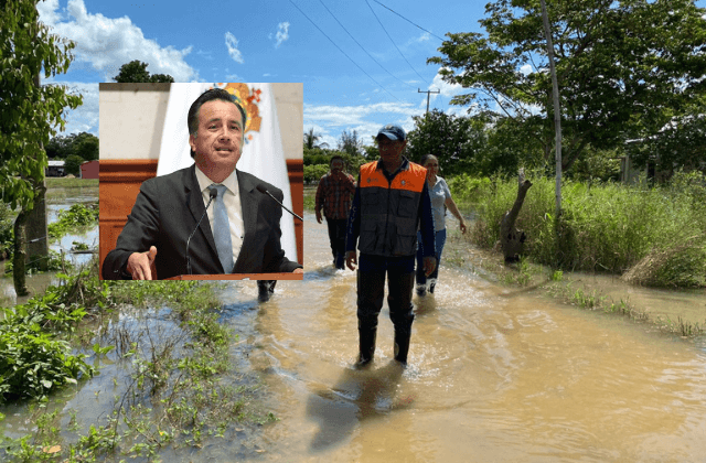Cuitláhuac pide apoyo a AMLO: busca declarar emergencia por lluvias