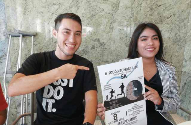 Hugo organiza carrera para comprar prótesis en Veracruz 