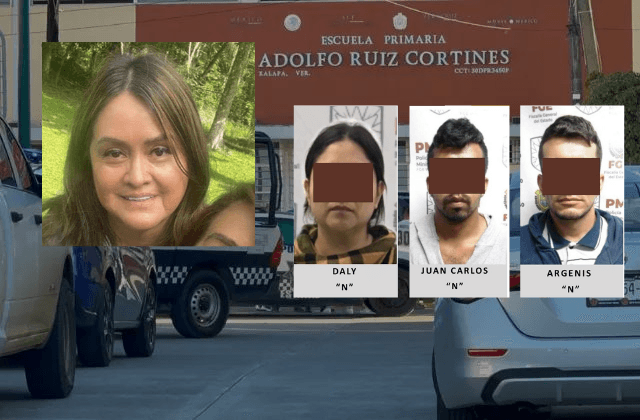 Maestra entre los 3 detenidos por el crimen de Elizabeth Meza