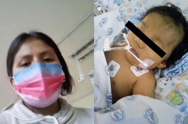 Sin dinero, veracruzana trata de salvar vida de su bebé con atresia biliar