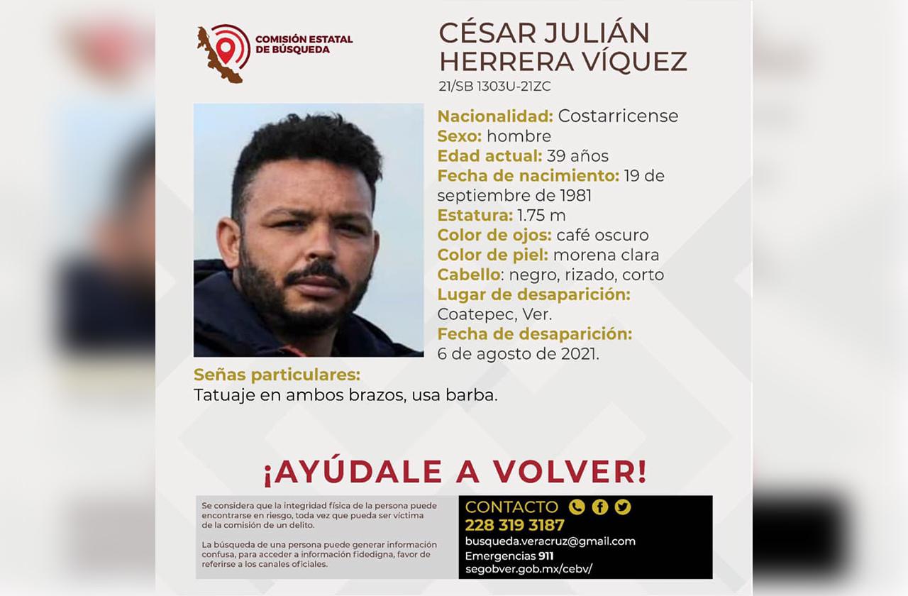 Acusan desaparición forzada de videógrafo costarricense en Veracruz