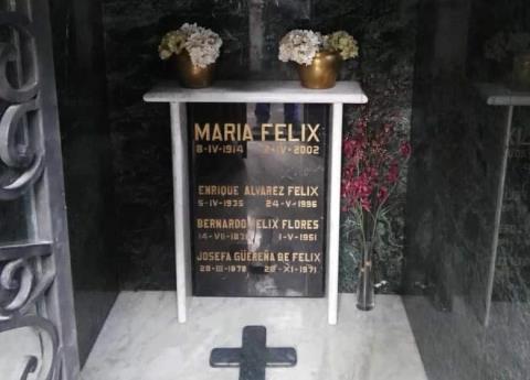¿Qué se robaron del mausoleo de María Félix?
