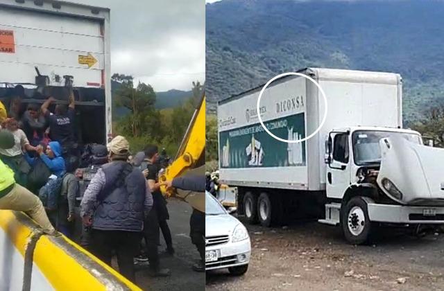 Gobierno de AMLO investiga camión de Diconsa accidentado con migrantes 