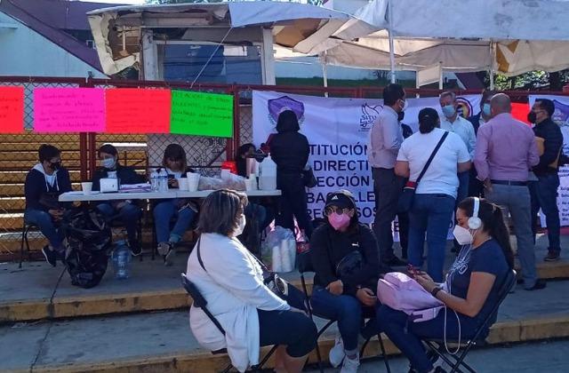 A pesar de represión, continúan movilizaciones magisteriales en Xalapa