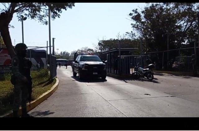 Amenaza de bomba en taller de ADO alarma a Veracruz puerto