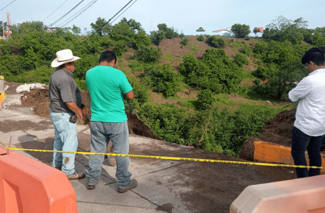 A 5 días de rehabilitación, reportan daños en puente Torrentes de Veracruz