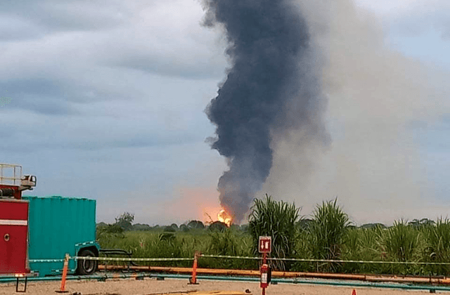 Alarma en Las Choapas: Cimbra tras explosión de ducto de Pemex