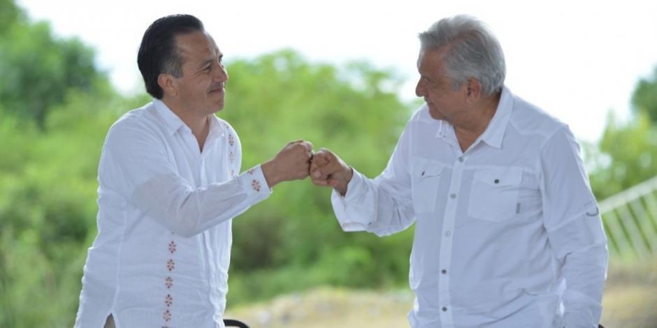 Veracruz tiene un buen gobernador: AMLO respalda a Cuitláhuac ante CNDH