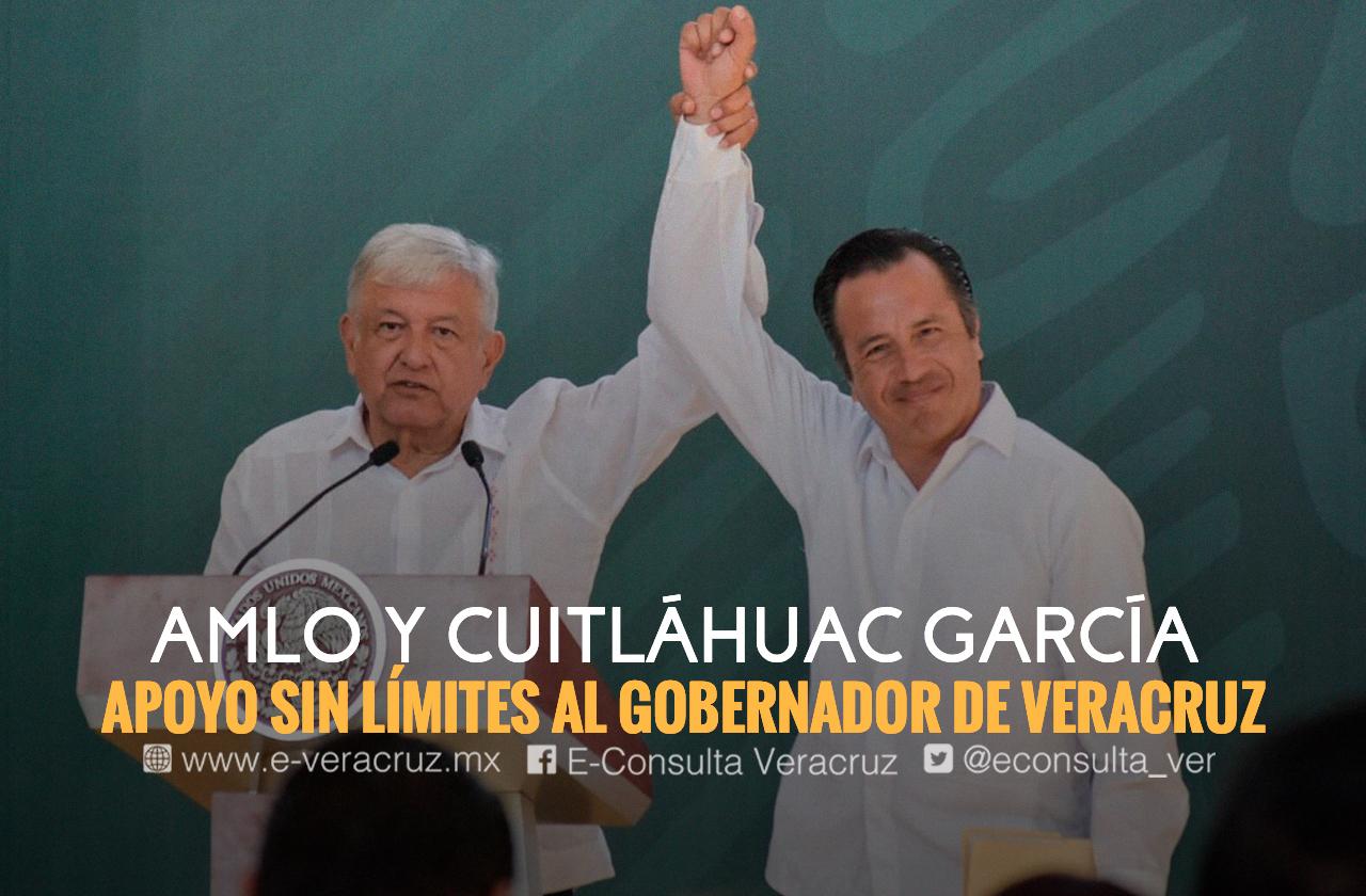  9 veces que AMLO ha respaldado a Cuitláhuac en momentos de crisis