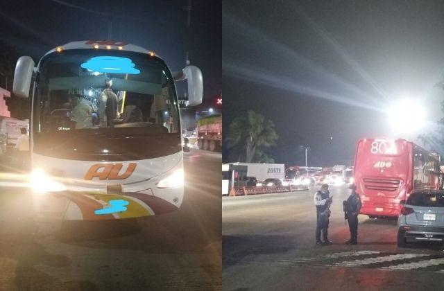 Sujetos armados asaltan 2 autobuses seguidos en la Orizaba-Córdoba