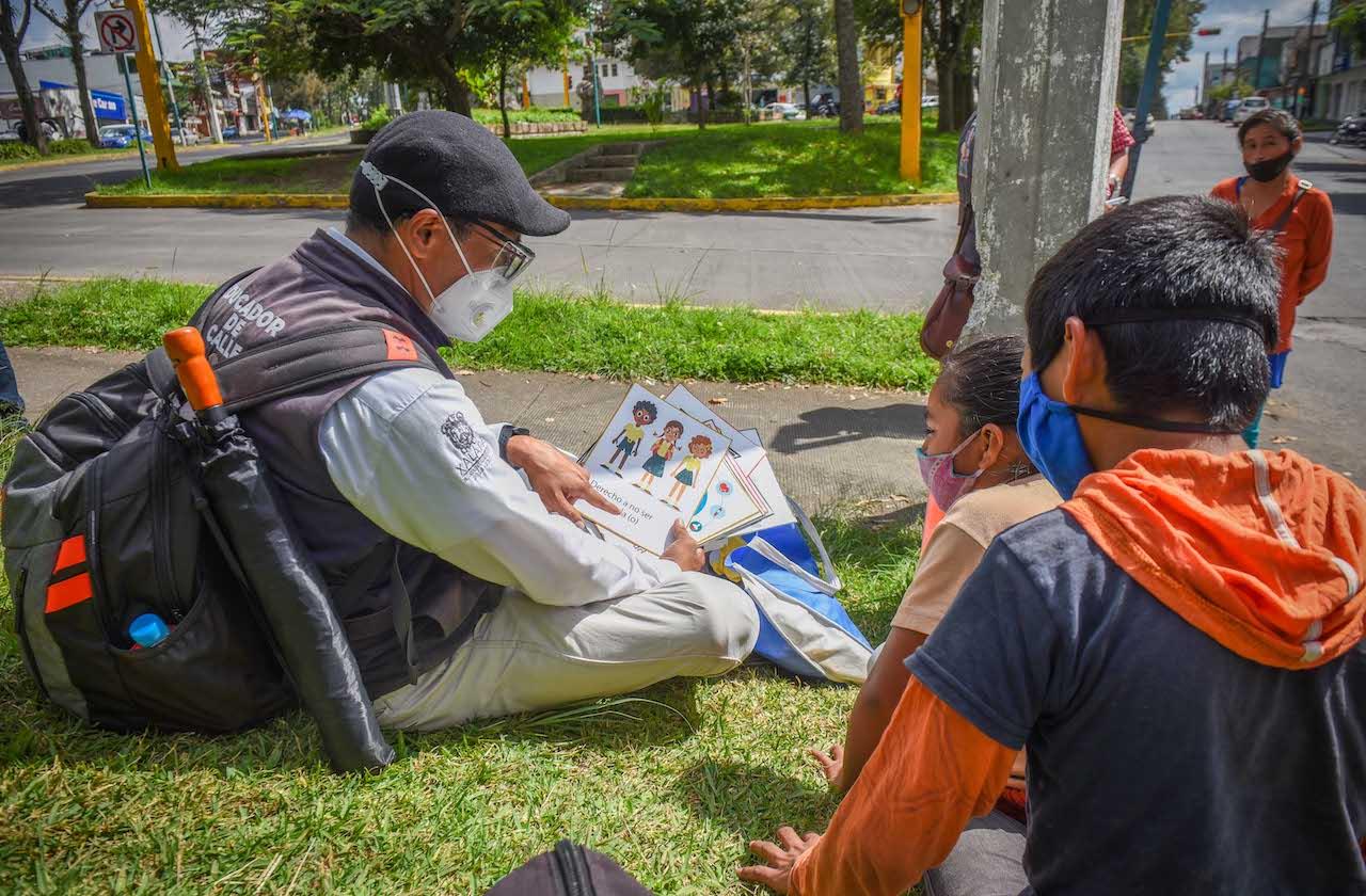 Así educan a niños en situación de calle, en Xalapa