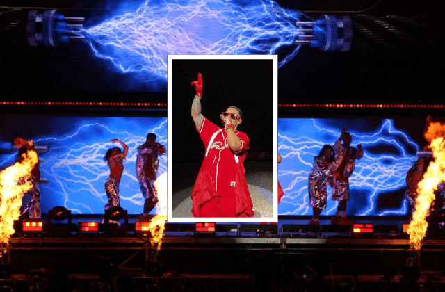 Vestido de Los Rojos del Águila, así se presentó Daddy Yankee en Veracruz