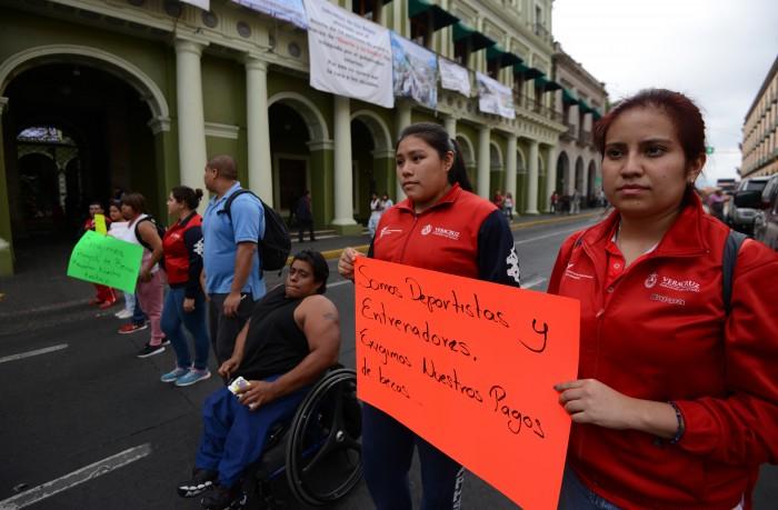 Deportistas paralímpicos piden intervención de EPN en Veracruz