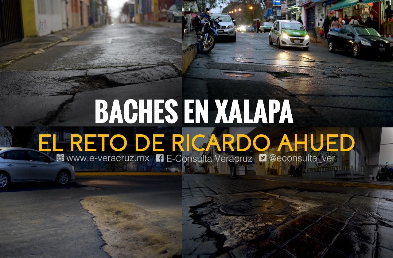 Estas calles de Xalapa esperan a Ahued para ser bacheadas