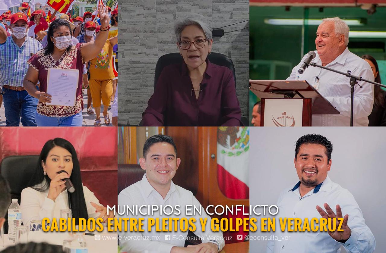 Pleitos, discusiones y golpeteo dividen a cabildos en Veracruz