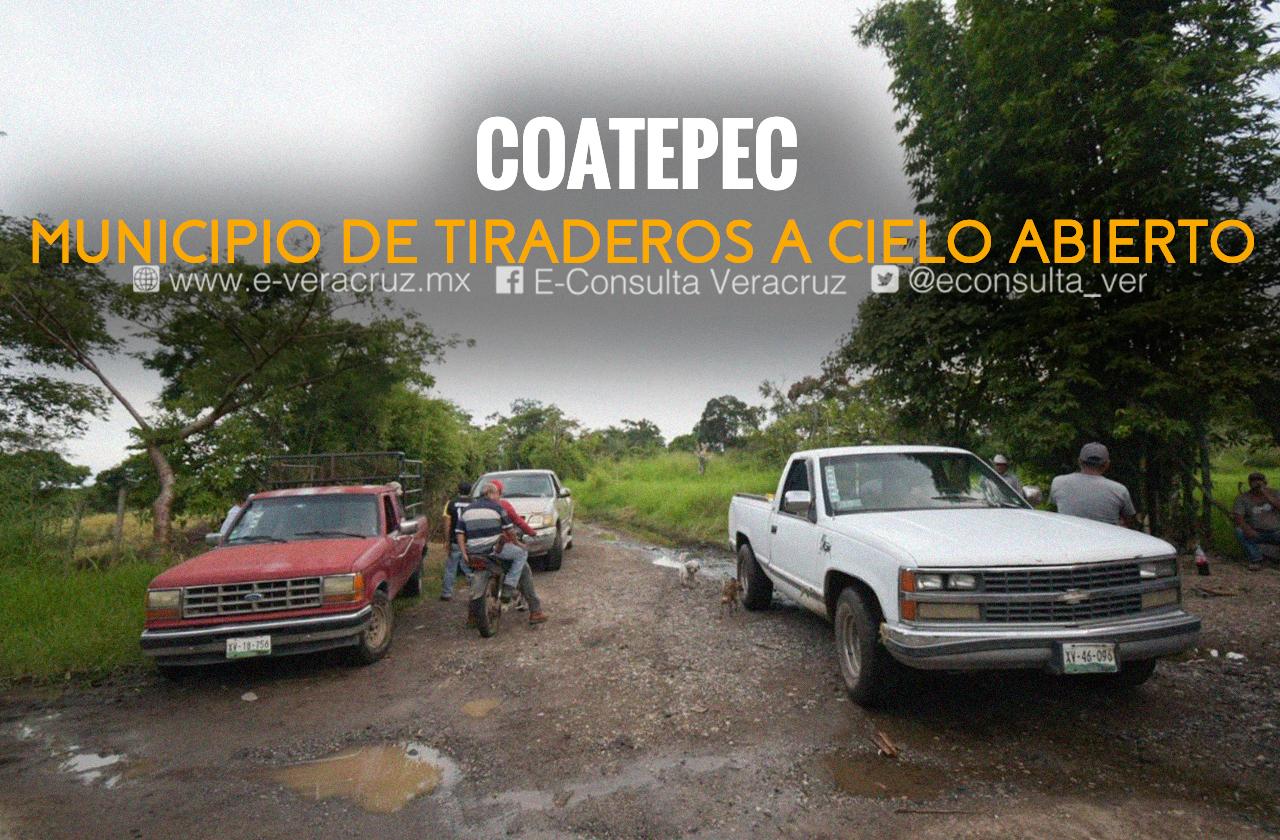 Campamento de campesinos contra tiradero a cielo abierto en Coatepec