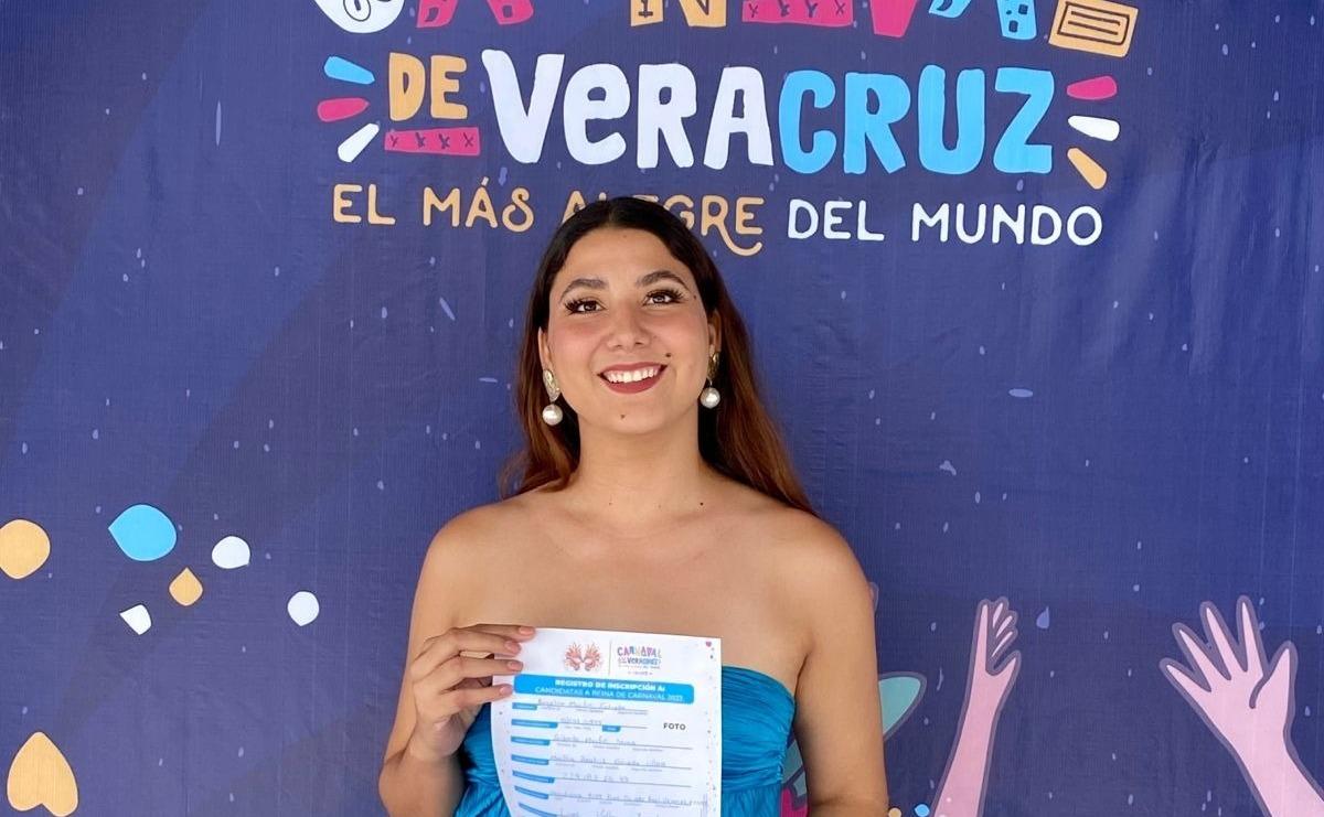 Angymorest, tercera candidata a reina del Carnaval de Veracruz 2023