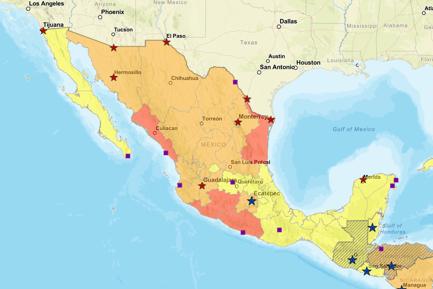Estados Unidos mantiene a Veracruz en Alerta Amarilla como recomendación de viaje