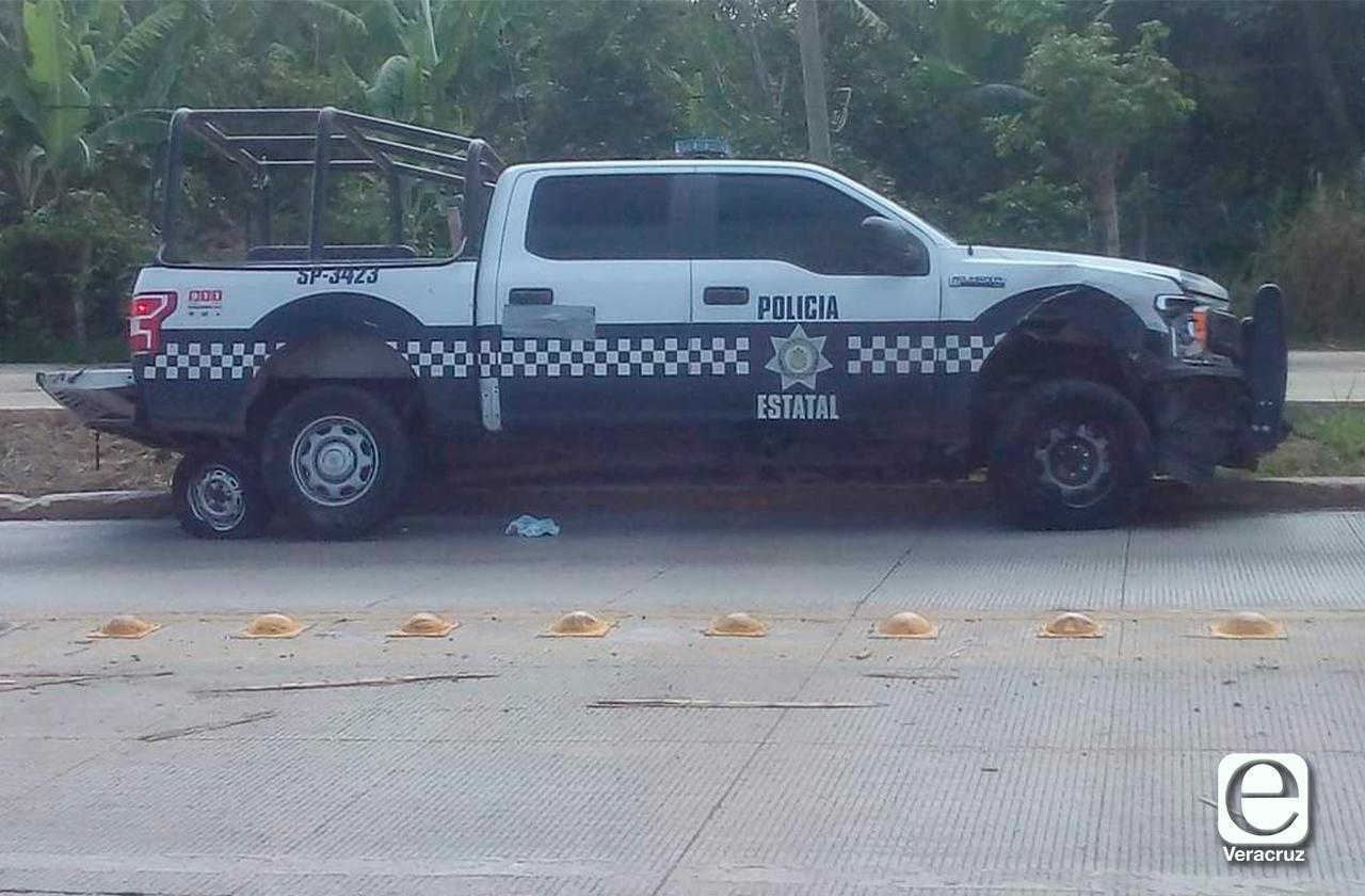 Choca patrulla de la SSP en Xalapa, circulaba en sentido contrario 