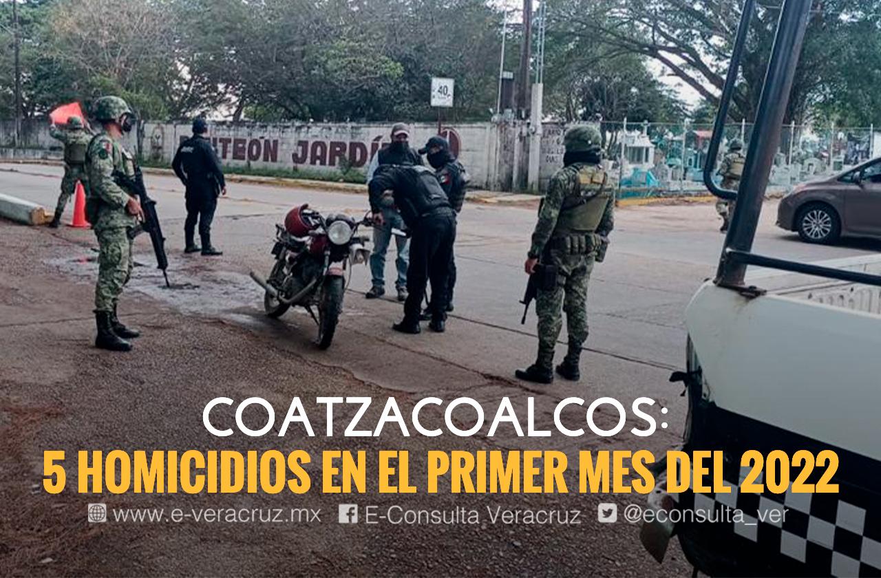 Tras 5 homicidios, refuerzan seguridad en Coatzacoalcos