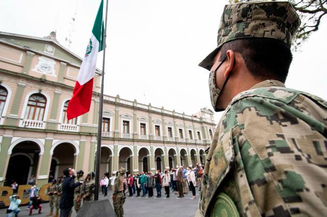 Conmemoran autoridades municipales 109 aniversario de la creación del Ejército Mexicano