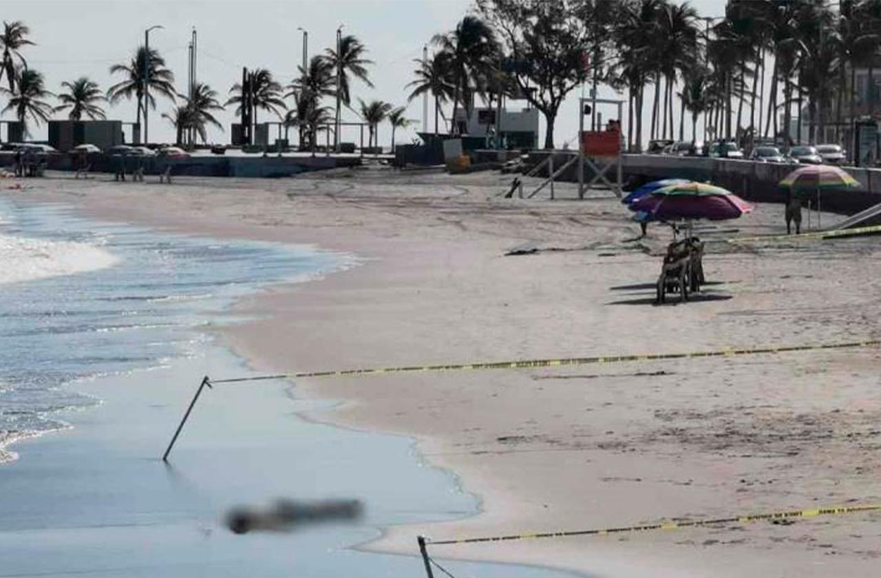Cuerpo de mujer es encontrado en playa del puerto de Veracruz
