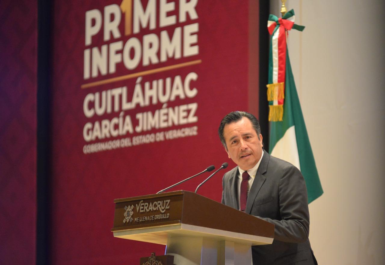 Las frases populares de Cuitláhuac García que marcaron su Primer Informe  
