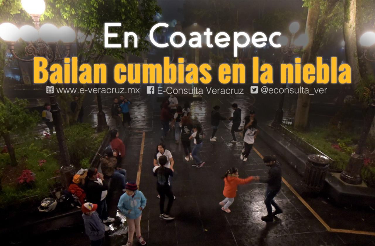 Cumbias vs covid: Sonideros en Coatepec pasan invierno bailando