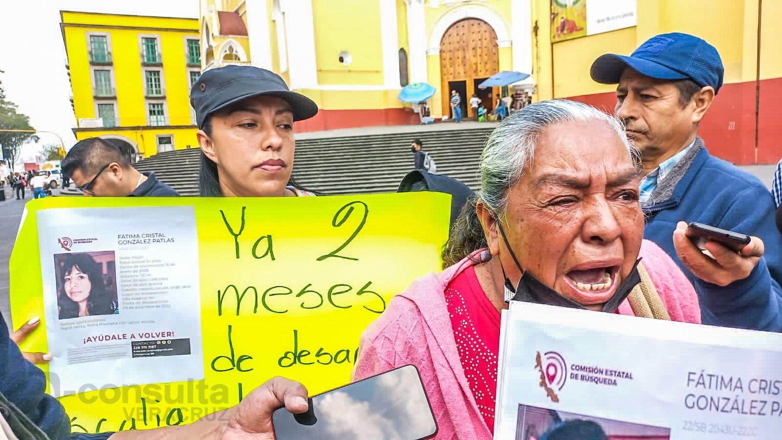 Si tuviera un arma, voy y la busco: Abuela de Fátima, desaparecida en Veracruz