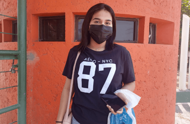 Desde San Andrés, Leslie fue a Veracruz a presentar su examen a la UV