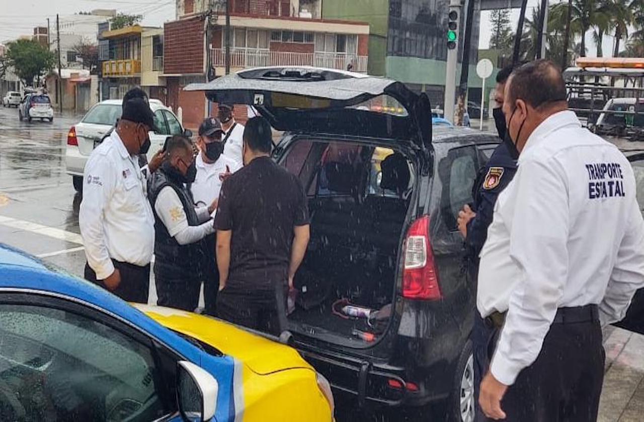 Detienen a conductor de Uber en Veracruz puerto 