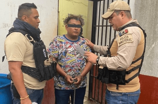 Detienen a Melitón 'N' presunto feminicida de Sara, en Agua Dulce