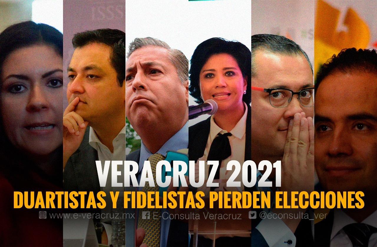 Duartistas y ex fidelistas no lograron regresar a escena política en Veracruz