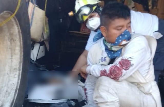 Tras accidente, muere peregrino chiapaneco en carretera de Veracruz