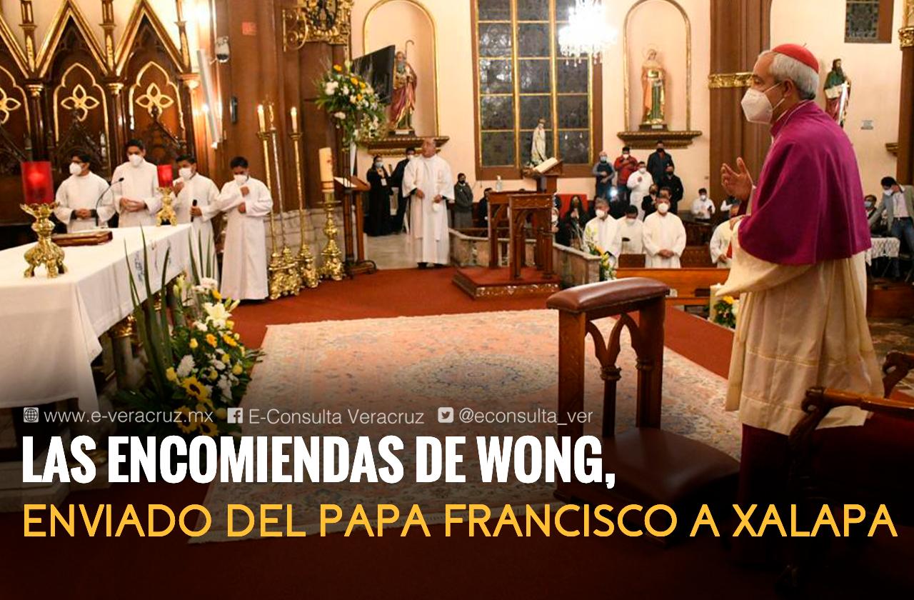 Él es Jorge Carlos Patrón Wong, el nuevo arzobispo en Xalapa