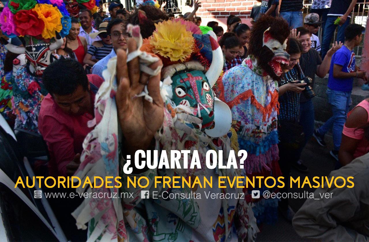 Pese a cuarta ola, fiestas y jaripeos siguen en pie en Veracruz