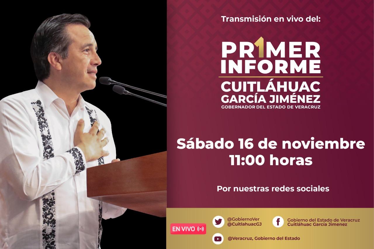 ¿Dónde ver el Primer Informe de Cuitláhuac, el 16 de noviembre?